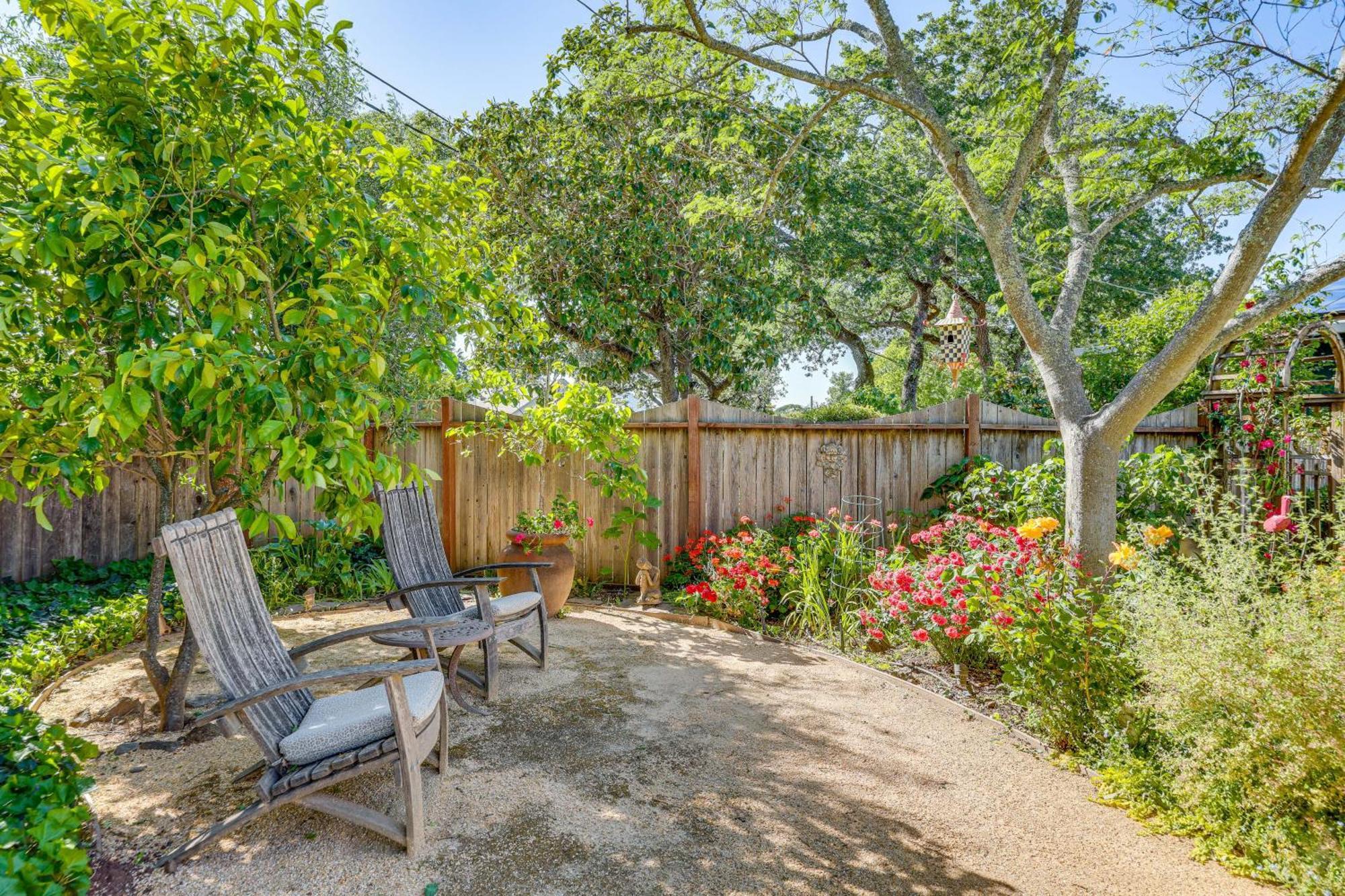 Romantic Casita With Garden And Deck 2 Miles To Plaza! Sonoma Zewnętrze zdjęcie